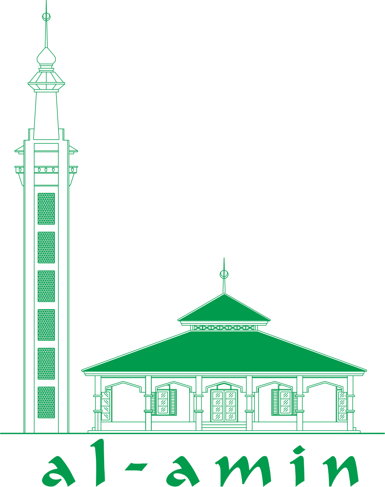 logo masjid al-amin