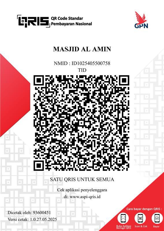 QRIS Infaq Masjid Al-Amin